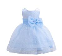 Baby Girl Gifts Newborn Princess Tutu Dress Summer Newborn Infant Spring Summer Bowknot Sequins Birthday Bridesmaid Wedding Sleeveless Sequins Puffy Yarn Trailing Dress Piano Performance Ball Gown