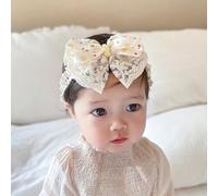 Baby Girl Headbands, Baby Flower Elastic Headband, Bow Lace, Soft Hairband, Butterfly Knot Satin Ribbon, Hair Accessories, Baby Gifts for Newborns (Multicoloured Bow-B)