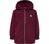 Baby girl hooded rain jacket Hummel Mars Tex Mini Softshell Rouge 3 ans