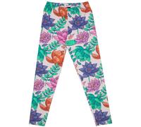 Baby girl leggings Raspberry Republic Lotus Flower Multicolore 6/9 mois