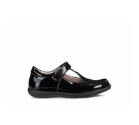 Geox Kids' School Shoes Naimara Patent Leather T-Bar Black UK 9