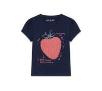 Baby girl patterned T-shirt Guess Strawberry Bleu 3/6 mois