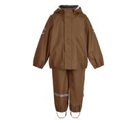 Baby girl rain set Mikk-Line Brown 1 an