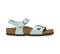 Baby girl sandals Birkenstock Rio Birko-Flor Patent Vert 27