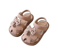 Baby Girl Sandals Infant Toddler Summer Anti Slip First Walking Shoes Non Slip Summer Walkers Size 18-24 Months A0_Clearance Pink