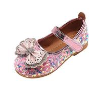 Baby Girl Shoes Non Slip Soft Sole PU Leather Mary Jane Flat First Walker Crib Dress Oxford Shoe Baby Girls Dress Shoes Pink