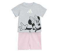 Baby Girl Shorts and T-Shirt Set adidas Disney Minnie Mouse Gris 3/4 ans