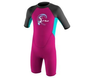Baby girl surf wetsuit with zipped back O'Neill Reactor-2 2 mm Red 3 years