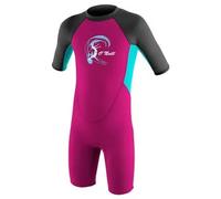 Baby girl surf wetsuit with zipped back O'Neill Reactor-2 2 mm Rouge 3 ans