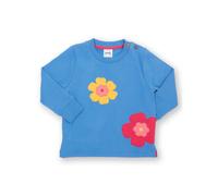 Kite Girl's Flower Power Sweatshirt in Blue | Size: 18-24 m Kite Blue 18-24 m