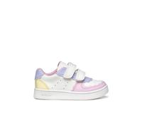 Geox Baby B ECLYPER Girl A Sneaker, White/Lt Yellow, 6 UK Child