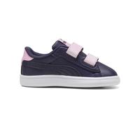 PUMA Puma Smash 3.0 L Glitter Velcro V Inf De baby-girls Low Boot, Deep Plum-Pink Shimmer, 7 UK