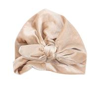 Baby Girl Velvet Turban Hat Toddler Infant Bow Headband Bunny Ear Headwraps Knotted Wrap Headdress