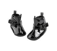 Baby Girls Ankle Boots Bowknot Sequined First Walking Shoes Paint Leather Booties Non-Slip Flatform Sole Boot Soft Comfortable Cute Round Toe Shoe Easy To Clean Shoes Autumn Winter Warm Bootie