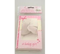 Baby Girls Birth Announcement Photo Frame Cards 10 Pack