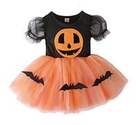 Baby Girls Boys Halloween Costume Cute Newborns Outfits Pumpkin Romper Kids Funny Bat Hoodie Set Unisex Boy Outfit Clothes With Hat For Cosplay Party