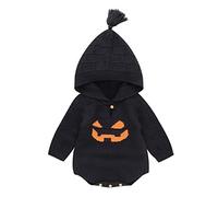 Baby Girls Boys Halloween Costume Outfits Pumpkin Kids Newborn Outfit Jumpsuit Dress Up Set Cute Hat Trousers Costumes