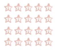 Baby Girls Five-pointed Star Hairpins Hair Barrettes Set 20PCS Cute Hairpins Snap Hair Clip Headdress for Girls Children