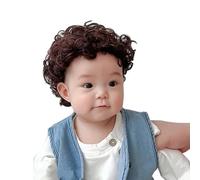 Baby Girls Hair Fashionable Hair Accessory For Boys Girls Cosplay Headdress Synthetic Short/Curly Hairpiece