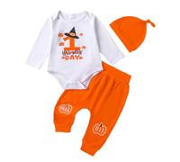 Baby Girls My 1st Halloween Costumes Outfits Skirts Happy Pumpkin Tutu Dress for Newborn to Infant Easter Outfit Boys