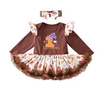 Baby Girls My 1st Halloween Costumes Outfits Skirts Happy Pumpkin Tutu Dress for Newborn to Infant Girl Teens