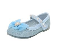 Baby Girls Sandals Queen Dress Up Shoes Kids Sandals Flip Flop Slippers Pool White Flat With Adjustable Back Strap & Anti-Slip Sole Summer Autumn Children Size 4 5 6 7 8 9 10 (Blue,1)