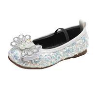 Baby Girls Sandals Queen Dress Up Shoes Sandals For Little White Slippers Jazz Walking Summer Beach Holiday Lightweight Eva Buckle Slip Ons Summer Autumn Children (White,9)