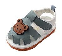 Baby Girls Sandals Toddler Beach Shoes Outdoor Casual Slipper Rubber Sole Toddler First Walking Princess Sandals Girls Trainers 26, blue, 2.5 UK Child