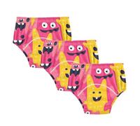 Baby Girls Sleep Training Underwear Reusable Nighttime Potty Training Pants Potty Training Underwear for Newborns 5T Cartoon Cute Monsters