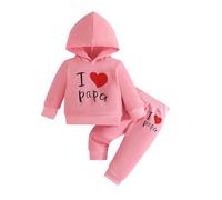 Baby Girls Summer Clothes Set 2 Piece Outfits Hoodies Sweatshirts Coats Pants Jogger Trousers Set Toddler Infant Contrast Color Clothes Floral Hoodie Sweatshirt Flower Pants Tracksuit
