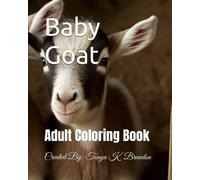 Baby Goat: Adult Coloring Book