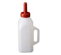 Baby Goat Bottle - Pp Portable Nurser, Sturdy Feeder | 2l 10.8x10.8x34.5cm Milk Bottle with Handle, Thick Design for Calves, Kittens, Puppies, Rabbits, Small Animals, Easy Feeding Livestock Supplies