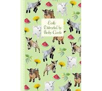 Baby Goat Journal: Easily Distracted by Baby Goats - Cute Journal Notebook with Watercolor Paintings of Goats, Watermelon, Leaves, and Dandelions - Love Baby Animals Gift