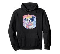 Baby Goat Small Book Reading Animal Lover Graphic Portrait Pullover Hoodie