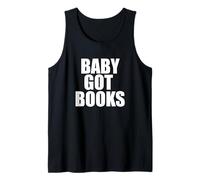 Baby GOT Books Funny Feminist Reader Lit Meme Tank Top