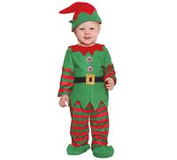 Baby Green Christmas Elf Costume