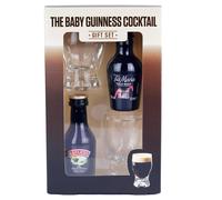 Baby Guinness Gift Set, including Tia Maria Cold Brew 5 aileys 5 nd Two Shot Glasses. Perfect for Christmas and Birthdays. Premium Packaging