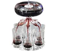 Baby Guinness Shot Pourer with 6 Glasses, 6 Shot Dispenser and Holder