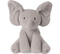 Baby GUND Animated Flappy The Elephant Stuffed Animal Baby Toy Plush, Gray, 12"