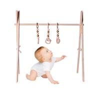 Baby Gym, Baby Play Gym, Foldable Wooden Gym Frame, for Newborns, Early Development Toys for Nursery Ro-om, Room, Living Room, Early Childhood Education Center