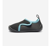 Baby Gym Bootees Breathable With Rip-tab Fastening - Dark Grey And Blue