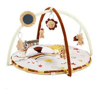 Baby Gym Play Mat, Baby Activity Center with 9 Detachable Toys for Stage Sensory&Motor Skills&Cognitive Development, Padded Tummy Time Mat Washable Non-Slip, Essential for Newborn Infants to Toddlers