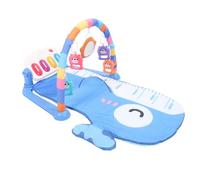 Baby Gym Play Mat, Gym Play Mat Multifunctional Baby Music Fitness Rack Toy Early Education Puzzle Pedal Piano Crawling Mat for Babies