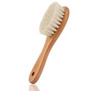 Baby Hair Brush with Wooden Handle and Super Soft Goat Bristles (Burlywood)