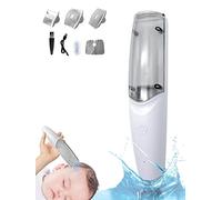 Baby Hair Clipper. Wireless, Waterproof IPx7 and Silent Children's Hair Trimmer (48dB) with Safe Ceramic Blade for Sensitive Skin and USB Charge Cable.