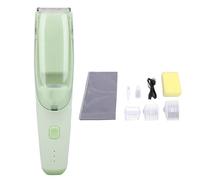 Baby Hair Clipper with Vacuum IPX7 Water Resistant Cordless Safe Hair Cutting Kids Hair Trimmer with 3 Guide Combs (Green)