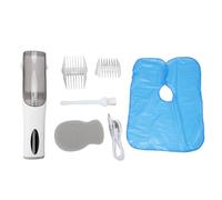 Baby Hair Clipper with Vacuum Water Resistant Quiet Safe Hair Cutting Kids Hair Trimmer with 2 Guide Combs (CDH001)