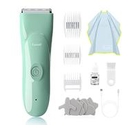 Baby Hair Clippers, Ceramic Blade Kids Hair Trimmer, Ultra-Quiet 2.0 Baby's Hair Trimmer, IPX7 Water-Proof Kids Haircutter, Fast Charging, Long Battery Life. (Green)