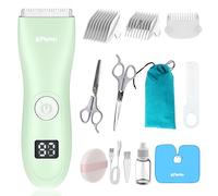 Baby Hair Clippers, Quiet Professional Hair Clipper for Kids, Hair Cutting Kits with LCD Display, Safe Ceramic Blades, Waterproof Rechargeable Trimmer for Autism Children and Infants