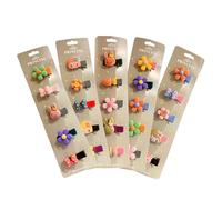 Baby Hair Clips,25Pcs Cute Flower Butterfly Rabbit Carrot Non-Slip Hair Pins,Girls Hair Accessories Hairpins Barrettes for Kids Girls (B)